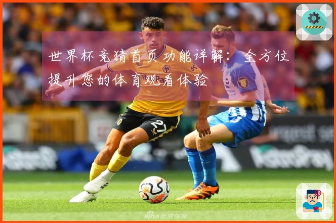 世界杯竞猜首页功能详解:全方位提升您的体育观看体验